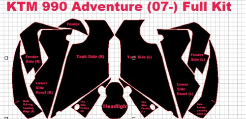 KTM 990 Adventure (07-) Full Kit