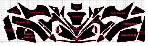 Kawasaki GTR 1400 (08-)  Full Kit