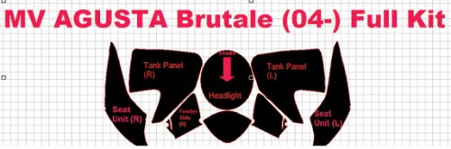 MV Agusta Brutale (04-) Full Kit
