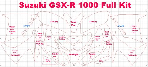 Suzuki GSXR1000 Full Kit