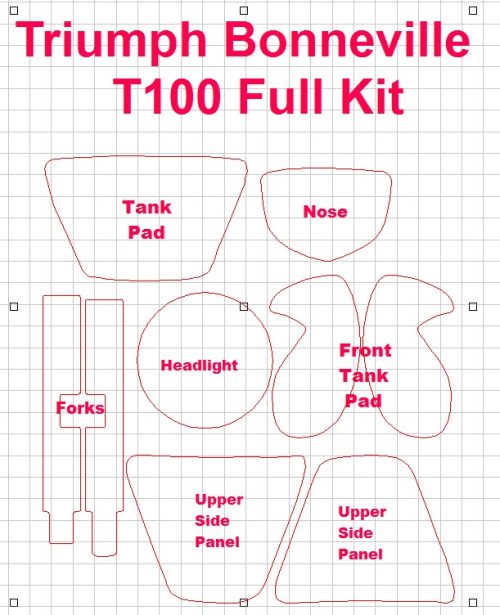 Triumph Bonneville T 100 Full Kit